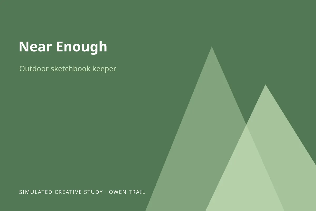 Illustrated simulated project study for Near Enough